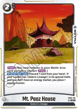 Mt. Paoz House — Saiyan's Pride Release Event Cards