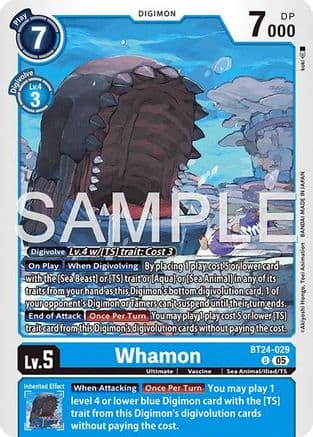 Whamon — Time Stranger Digimon Card Game card by koki