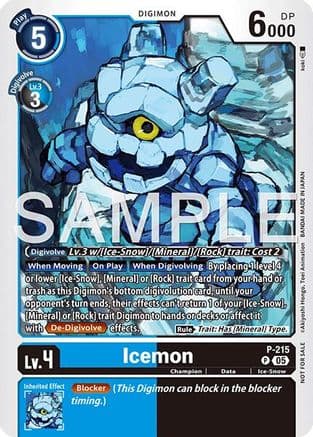 Icemon (Official Store Tournament 2026 Vol. 1) — Digimon Promotion Cards