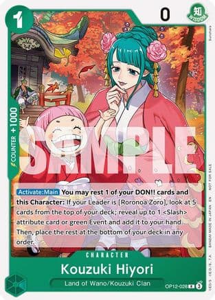 Kouzuki Hiyori (Tournament Pack 2026 Vol. 1) — One Piece Promotion Cards