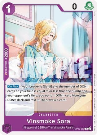 Vinsmoke Sora (Tournament Pack 2026 Vol. 1) — One Piece Promotion Cards