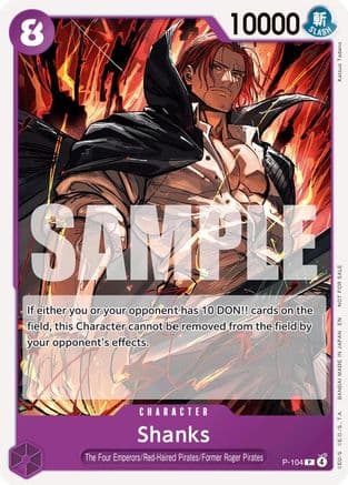 Shanks (Store Tournament 2025 Vol. 4) — One Piece Promotion Cards