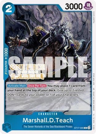 Marshall.D.Teach (Judge Pack Vol. 7) — One Piece Promotion Cards
