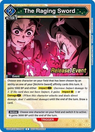 The Raging Sword — UEX05BT: Demon Slayer: Kimetsu no Yaiba Vol.2 Release Event Cards