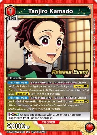 Tanjiro Kamado (063) — UEX05BT: Demon Slayer: Kimetsu no Yaiba Vol.2 Release Event Cards