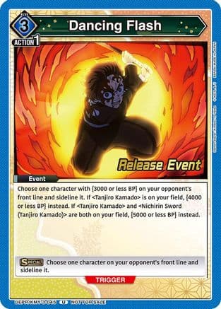 Dancing Flash — UEX05BT: Demon Slayer: Kimetsu no Yaiba Vol.2 Release Event Cards