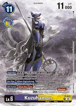 Kuzuhamon (Time Stranger Box Topper) — Digimon Promotion Cards
