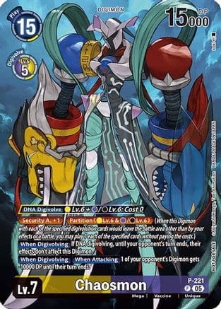 Chaosmon (Time Stranger Box Topper) — Time Stranger Digimon Card Game card by TOEI ANIMATION