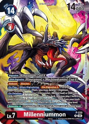 Millenniummon (Time Stranger Box Topper) — Digimon Promotion Cards