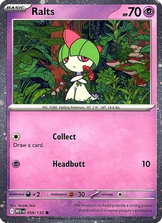Ralts (Cosmos Holo) — Miscellaneous Cards & Products Pokémon TCG card by Unknown