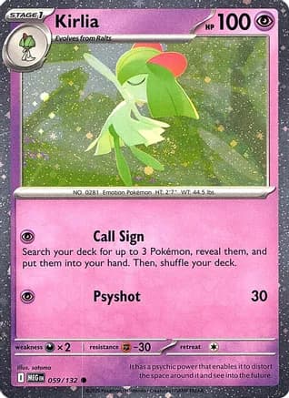 Kirlia (Cosmos Holo) — Miscellaneous Cards & Products