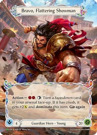 Bravo, Flattering Showman - HER154 — Flesh and Blood: Promo Cards