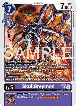 SkullGreymon — Time Stranger