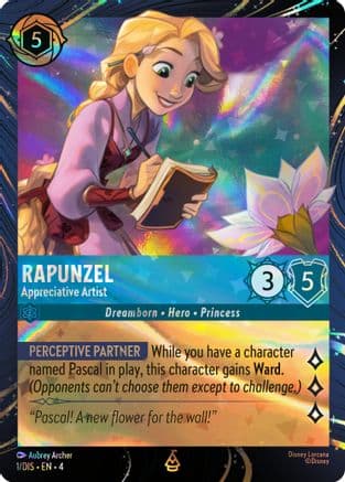 Rapunzel - Appreciative Artist — Disney Lorcana Promo Cards