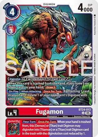 Fugamon — Time Stranger Digimon Card Game card by Kazumasa Yasukochi