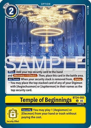 Temple of Beginnings — Time Stranger