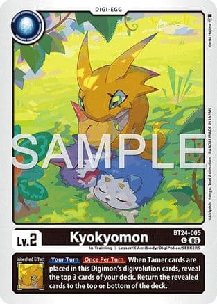 Kyokyomon — Time Stranger Digimon Card Game card by Kaneki Hajime