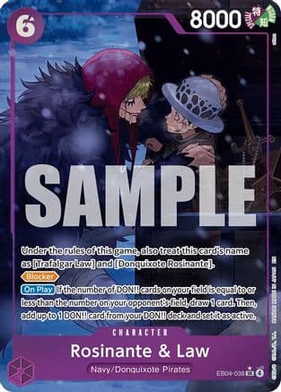 Rosinante & Law (Alternate Art) — The Azure Sea's Seven