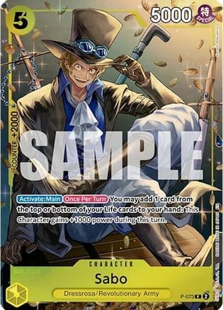 Sabo (Tin Pack Set Vol. 2) — One Piece Promotion Cards