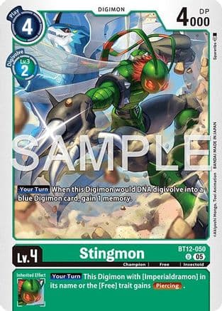 Stingmon - BT12-050 (Reprint) — Advanced Booster Digimon Generation