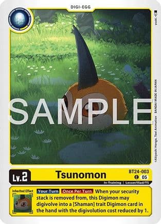 Tsunomon (BT24-003) — Time Stranger