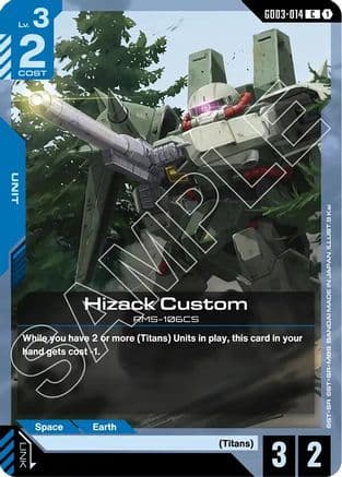 Hizack Custom — Steel Requiem