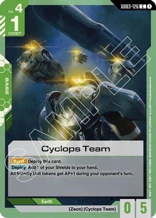 Cyclops Team — Steel Requiem Gundam Card Game card by Hayaken-sarena