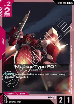 Messer Type-F01 — Starter Deck 08: Flash of Radiance