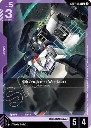Gundam Virtue (ST07-003) — Starter Deck 07: Celestial Drive