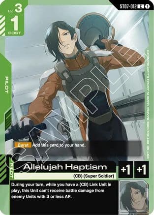 Allelujah Haptism — Starter Deck 07: Celestial Drive
