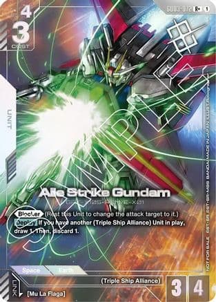Aile Strike Gundam (Store Tournament Winner Pack 03) — Gundam Promotional Cards