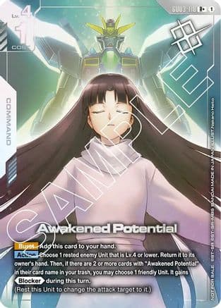 Awakened Potential (Store Tournament Winner Pack 03) — Gundam Promotional Cards