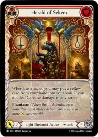 Herald of Sekem - LGS430 (Extended Art) — Flesh and Blood: Promo Cards
