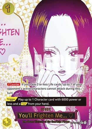 You'll Frighten Me... (Alternate Art) — The Azure Sea's Seven