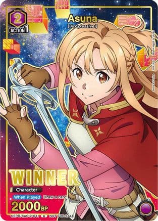 Asuna (041) (Winner) — Union Arena Promotion Cards