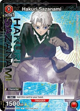 Hakuri Sazanami — Union Arena Promotion Cards