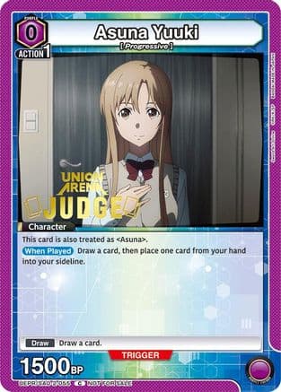 Asuna Yuuki (Judge Pack) — Union Arena Promotion Cards