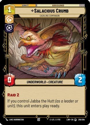 Salacious Crumb - Cackling Companion — A Lawless Time