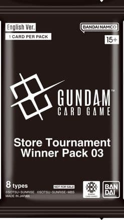 Store Tournament Winner Pack 03 — Gundam Promotional Cards