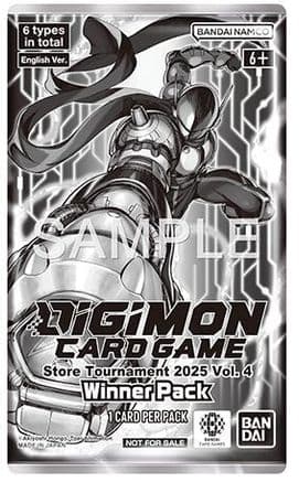 Store Tournament 2025 Vol.4 Winner Pack — Digimon Promotion Cards