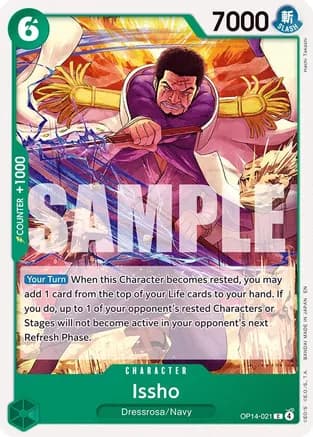 Issho - OP14-021 — The Azure Sea's Seven