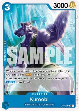 Kuroobi — The Azure Sea's Seven One Piece Card Game card by Tanaka Kenichi