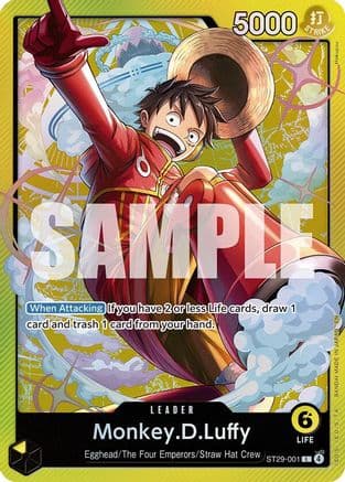 Monkey.D.Luffy (001) — Starter Deck 29: Egghead