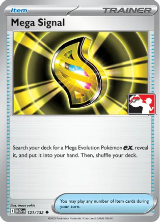 Mega Signal - 121/132 — Prize Pack Series Cards