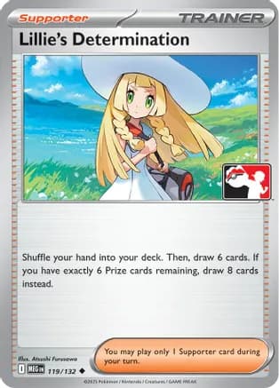Lillie's Determination - 119/132 — Prize Pack Series Cards Pokémon TCG card by Atsushi Furusawa
