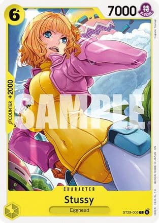 Stussy — Starter Deck 29: Egghead One Piece Card Game card by Hajime Uenodera