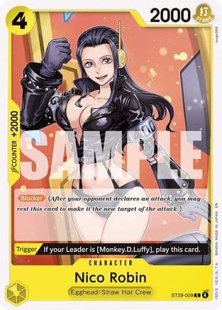 Nico Robin — Starter Deck 29: Egghead One Piece Card Game card by touge369