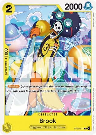 Brook — Starter Deck 29: Egghead One Piece Card Game card by HISASHI FUJIWARA