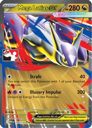 Mega Latias ex - 100/132 — Prize Pack Series Cards Pokémon TCG card by Sban Graphics