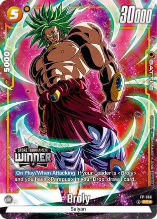 Broly (Tournament Pack -Winner- 09) — Tournament and Championship Promos